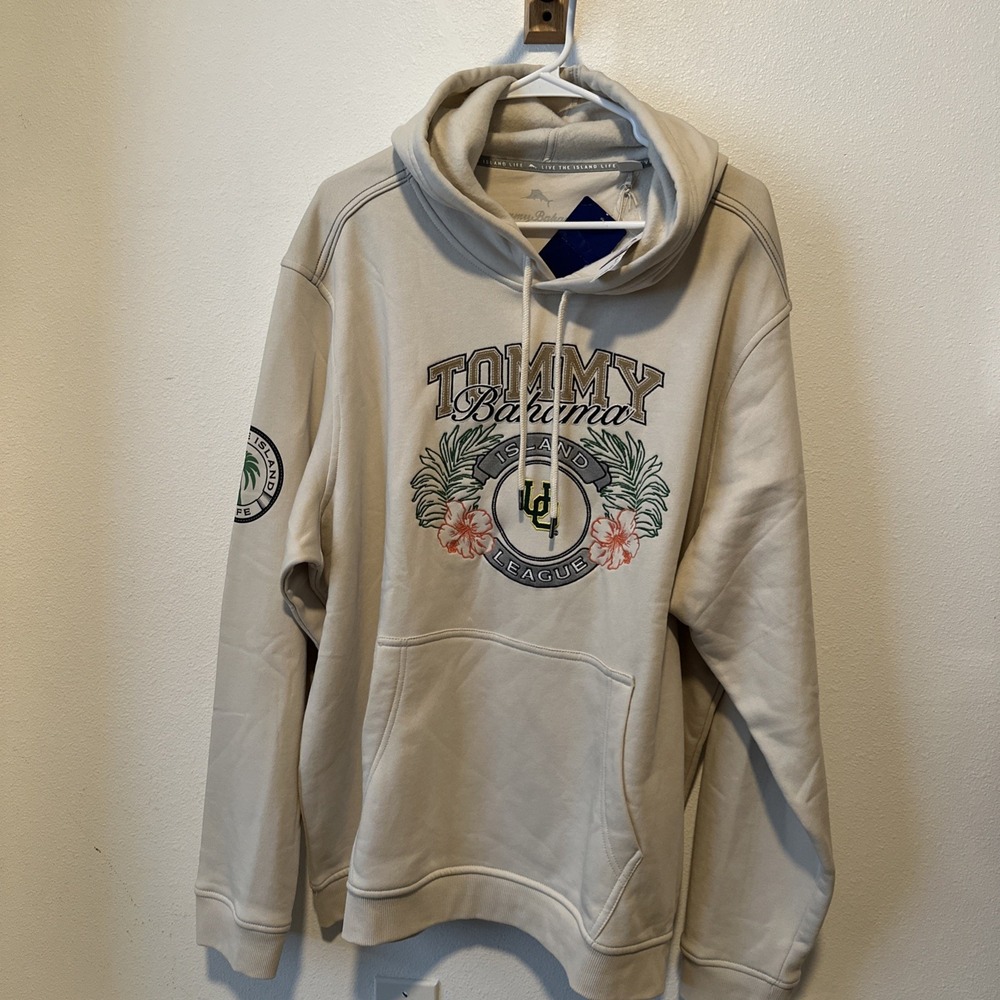 Tommy Bahama Oregon Ducks Hoodie Men's XXL Island League Embroidered Ohana $158